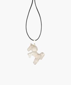 Pferd Anhänger aus Bergkristall