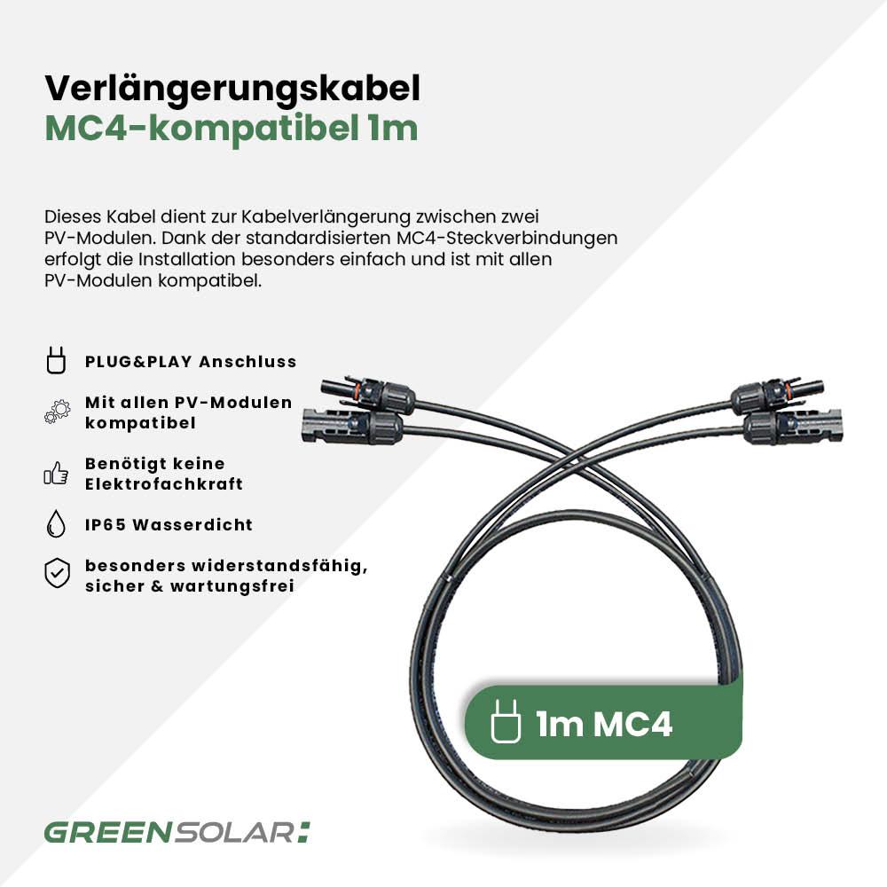 Verlängerungskabel MC4-kompatibel 1m - Image 2