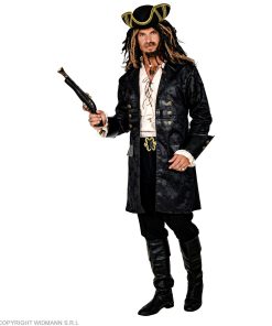 Mantel in Lederoptik