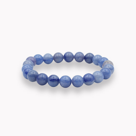 Blauquarz Kugelarmband 8mm