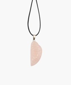 Engelsflügel Anhänger aus Rosenquarz – für Liebe und Partnerschaft