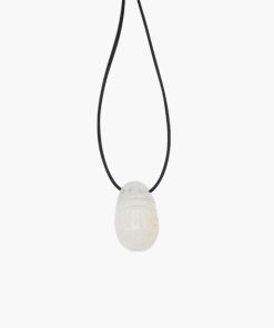 Skarabäus Anhänger aus Bergkristall