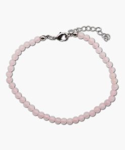 Fußkettchen aus Rosenquarz