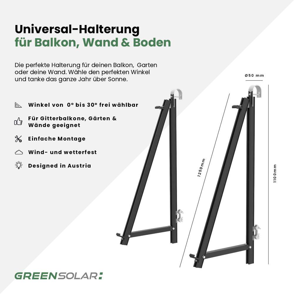 Balkonbefestigung für 4 Module - Image 2