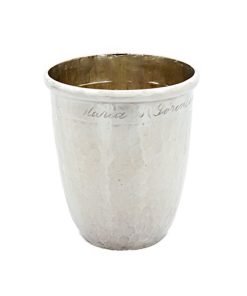 Silberbecher m. Gravur – Christian Frederik Heise, Copenhagen