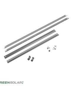 Wandbefestigung für 3 Module zur Hochkantmontage