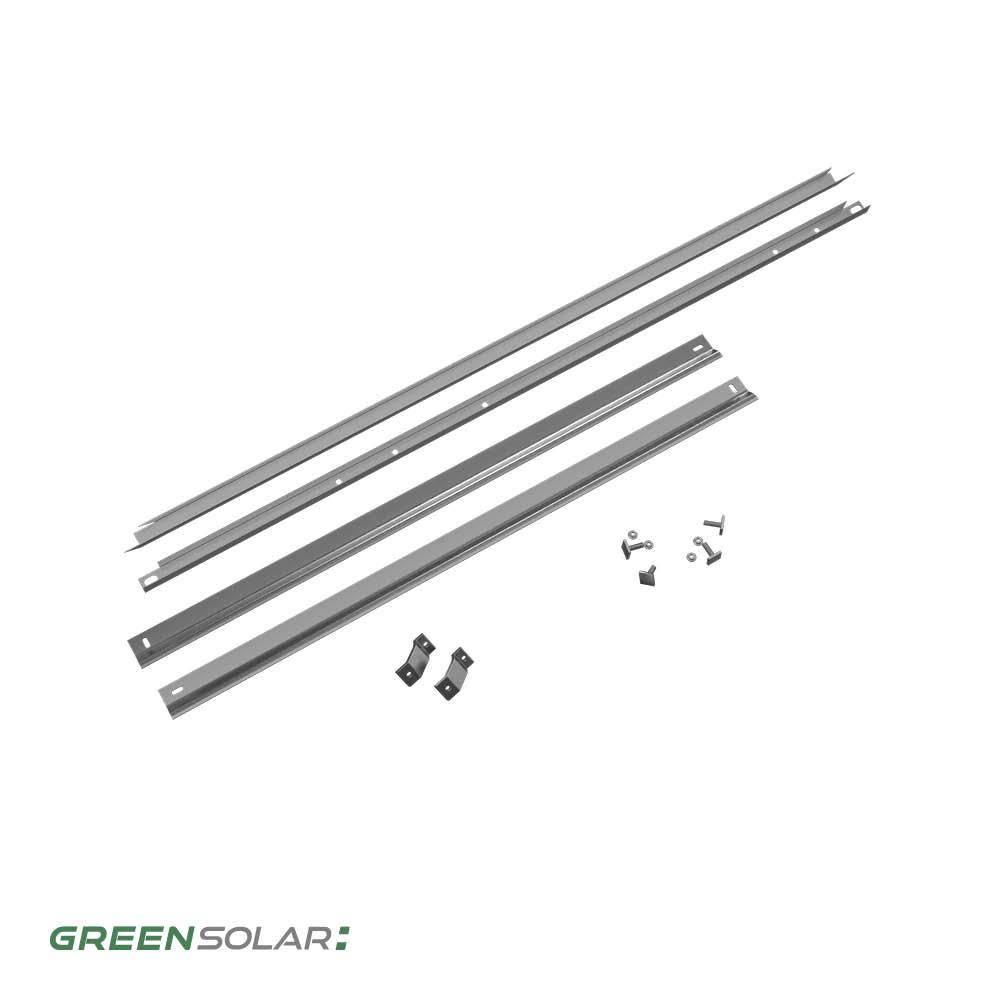 Wandbefestigung für 3 Module zur Hochkantmontage