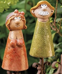 Zaunhocker Keramik HANS UND HILDE Casablanca H 20 cm