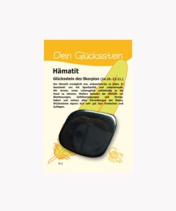 Hämatit Taschenstein – Dein Glücksstein für den Skorpion auf kleiner Karte