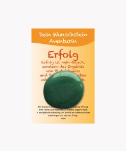 Taschenstein „Erfolg“ Aventurin auf kleiner Karte