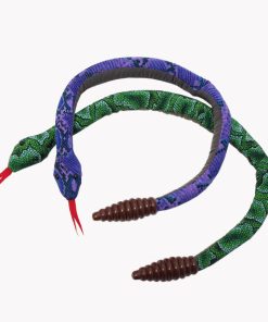 Sandtier Klapperschlange rasselt lustig, 60cm lang Handarbeit und Unikat