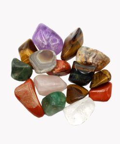 Dekosteine in der Box Trommelsteine Mix