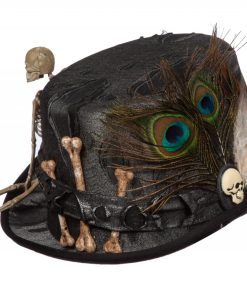 Zylinder mit Skelett und Gebeinen