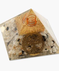 Orgonit Pyramide Lebensbaum Regenbogenmondstein