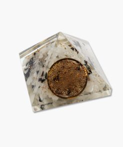 Orgonit Pyramide Blume des Lebens Mondstein klein