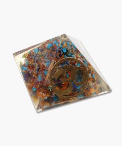 Orgonit Pyramide Om Chakra klein