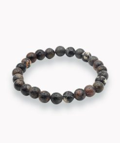 Leopardenjaspis Kugelarmband 8mm