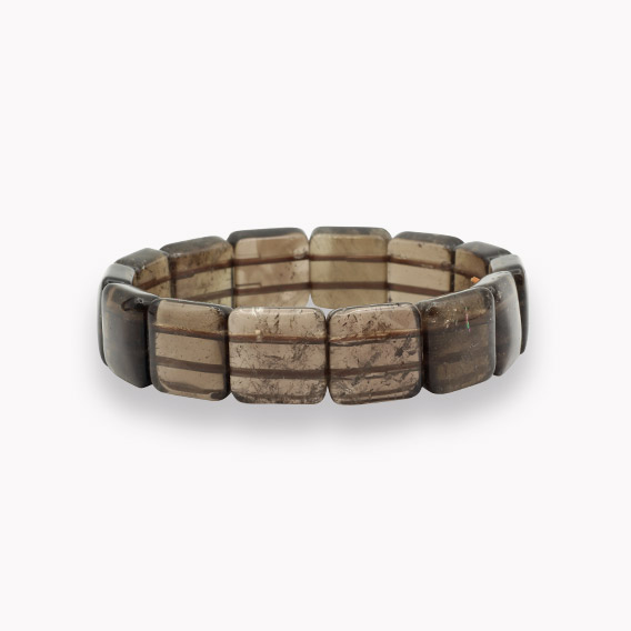 Armband Carre Rauchquarz für Erwachsene