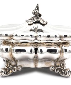 Silber Zuckerdose im Biedermeierstil Schweden 1918