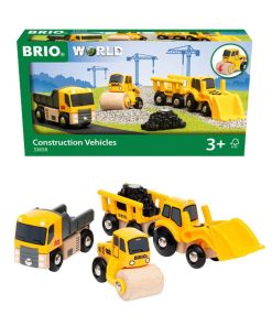 BRIO World Baustellenfahrzeuge 3er-Set