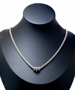 MaBea Silberkette 925 Sterlingsilber mit Zierelementen