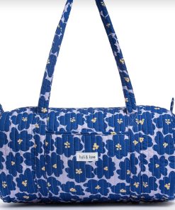 Gesteppter Weekender ‘big blue flowers’