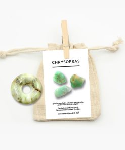 Donut Chrysopras (B-Qualität) ca. 30mm