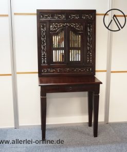 Kolonialstil Konsolentisch mit Wand-Spiegel und 2 Flügeltüren