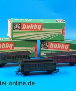 Berliner TT Bahnen | 3 Stück | BTTB Personenwagen | 12mm | 1:120 mit OVP