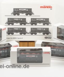 Märklin H0 | 48432 Erzwagen-Set ARBED | 5 tlg. Selbstentladewagen Güterwagen-Set der CFL mit OVP