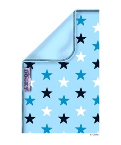 Dooky Blanket „Blaue Sterne“ doppellagige Babydecke