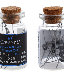 Exklusive Vorbestellung VandyVape – Ni80 Superfine MTL Fused Clapton Coils 0.7 Ohm Zertifiziert