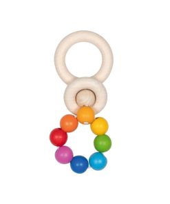 Goki Baby-Greifling Elastik Regenbogen