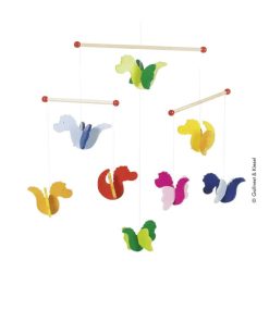 Baby-Mobile bunte Drachen, von Goki