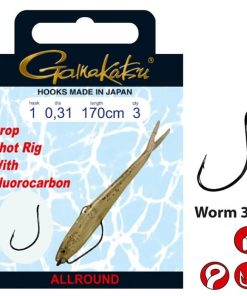 Gamakatsu Drop Shot Rig Worm 39 Fertigvorfächer