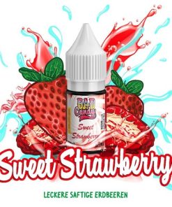 Genuss im Taschenformat Bad Candy – Sweet Strawberry Aroma 10ml Dezent