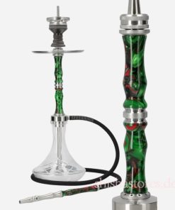 INVI Recursion Handcut Edelstahl – Grün-Rot