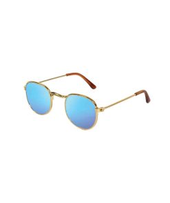 Heless Puppen-Sonnenbrille, gold, blau verspiegelt