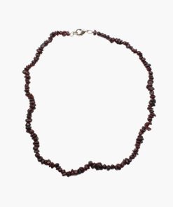 Splitterkette Granat Freeform mit Verschluss