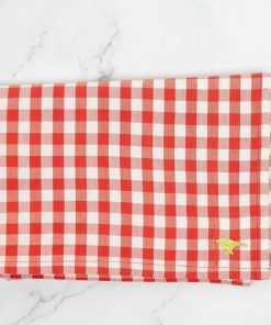 MARIA Geschirrtuch red/offwhite