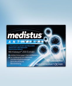 MEDISTUS ANTIVIRUS LUTSCHPASTILLEN ++ mit Kistosyn® 200 Extrakt ++ 10 STÜCK