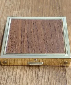 Mini Schnupf Spiegelset in Goldlook, 7cm x 5cm