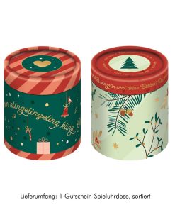 Moses Geschenk-Gutscheinbox mit Spieluhr Weihnachten, sortiert