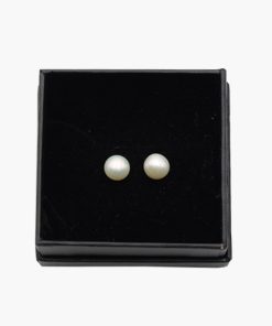 Perlen Ohrstecker ca. 8mm in Geschenkbox