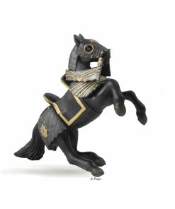 Papo Figur Pferd des schwarzen Ritters