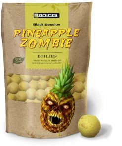 Radical Black Session Boilie Karpfen-Futter 1kg 20mm Pineapple Zombie