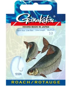 Gamakatsu Roach 1050N Rotaugenhaken Vorfachhaken 45-70cm