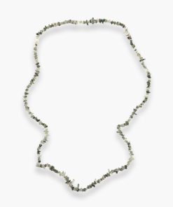 Splitterkette Inklusenquarz (80cm lang)