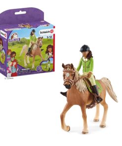 Schleich Sarah & Mystery Reiterin mit Pferd