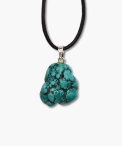 Türkis Trommelstein Anhänger